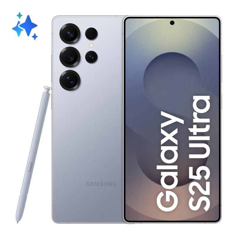 Samsung Galaxy S25 Ultra 17.5 cm (6.9 ) Dual SIM Android 15 5G USB Type-C 12 GB 512 GB 5000 mAh Blue  Silver  Titanium