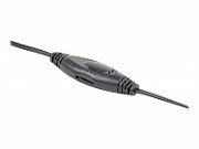 CASTI Gembird, cu fir, standard, utilizare multimedia, microfon pe fir, conectare prin Jack 3.5 mm x 2, negru / argintiu,  MHS-903 , (include TV 0.75 lei)