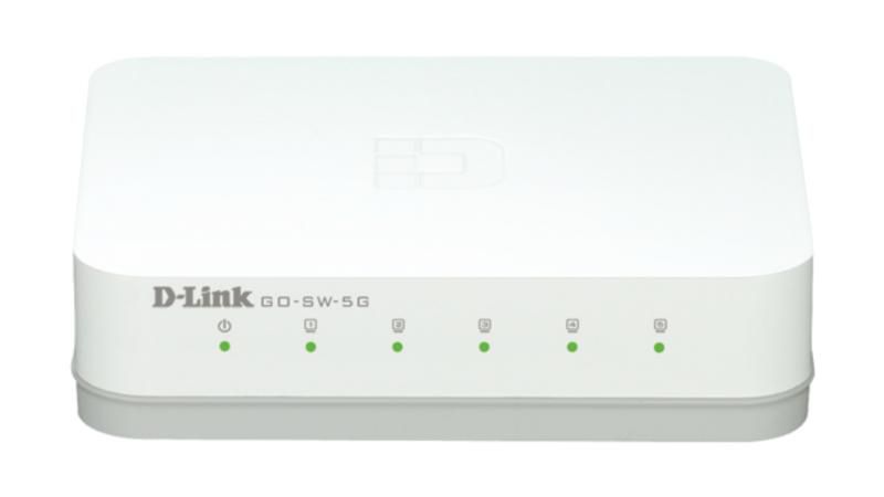 Switch D-Link GO-SW-5G, 5 porturi 10 / 100 / 1000 MBs