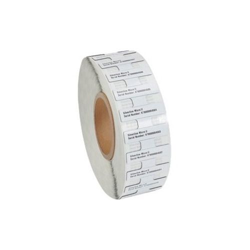 Label, Synthetic, 2.3594x0.9844in (60x25mm) TT, RFID Polyester with Foam, Coated, High Performance Acrylic Adhesive, 3in (76.2mm) core