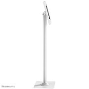 Stand podea mobil/fix pentru tablete Neomounts FL15-650WH1 pentru display-uri cu diagonale 9,7 -11 , sistem de prindere VESA 75x75~75x75, tilt +75°, rotate 90°, inaltime reglabila manual 1110-1260mm culoare alb. Garantie 5 ani