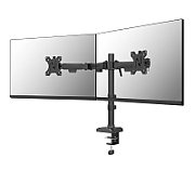 Brat dublu monitor Neomounts DS60-600BL2 pentru display-uri cu diagonale 10 -32 , sistem de prindere VESA 75x75~100x100, greutate maxima suportata 8 - per ecrankg, full motion, tilt +45°, swivel 90°, rotate 180°, distanta fata de perete 99-459mm culoare negru. Garantie 5 ani