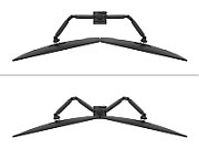 Brat dublu monitor Neomounts DS60-600BL2 pentru display-uri cu diagonale 10 -32 , sistem de prindere VESA 75x75~100x100, greutate maxima suportata 8 - per ecrankg, full motion, tilt +45°, swivel 90°, rotate 180°, distanta fata de perete 99-459mm culoare negru. Garantie 5 ani
