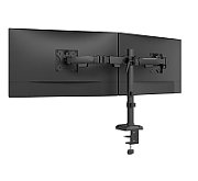 Brat dublu monitor Neomounts DS60-600BL2 pentru display-uri cu diagonale 10 -32 , sistem de prindere VESA 75x75~100x100, greutate maxima suportata 8 - per ecrankg, full motion, tilt +45°, swivel 90°, rotate 180°, distanta fata de perete 99-459mm culoare negru. Garantie 5 ani