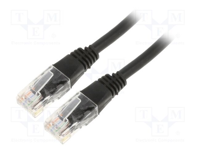 GEMBIRD CAT5e UTP Patch cord black 7.5m
