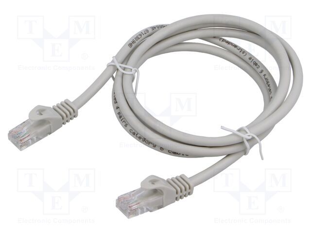 GEMBIRD UTP Cat6 Patch cord 1.5m pure copper grey