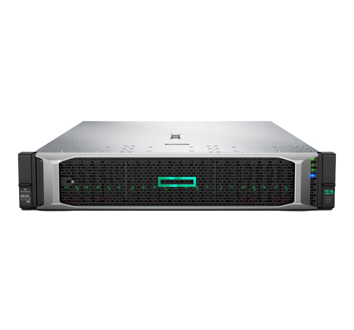 Server HPE ProLiant DL380 Gen10, Rack 2U, Intel Xeon Gold 5218 (16 C / 32 T, 2.30 GHz - 3.90 GHz, 22 MB cache, 125 W), 256 GB DDR4 ECC, 2 x 960 GB SSD, 24 x SFF, HPE E208i-a Gen10, Fara, 800 W