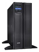 UPS APC SMX2200HV, 2200 VA, 1980 W, cu management, line-interactive, 8x C13, 1x C19, 1x RJ45, 1x USB, Baterie cu plăci de plumb şi acid, LCD, Tower/Rack 4U, Negru