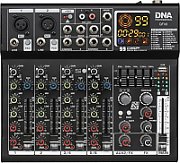 DNA QFX6 6-channel analog sound mixer with Bluetooth