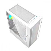 Gembird Fornax 4000W ARGB gaming ATX computer case  Midi Tower  backlight  White