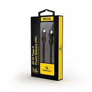 GEMBIRD CC-USB2-CMCM60-1.5M 60 W Type-C Power Delivery PD charging data cable 1.5m