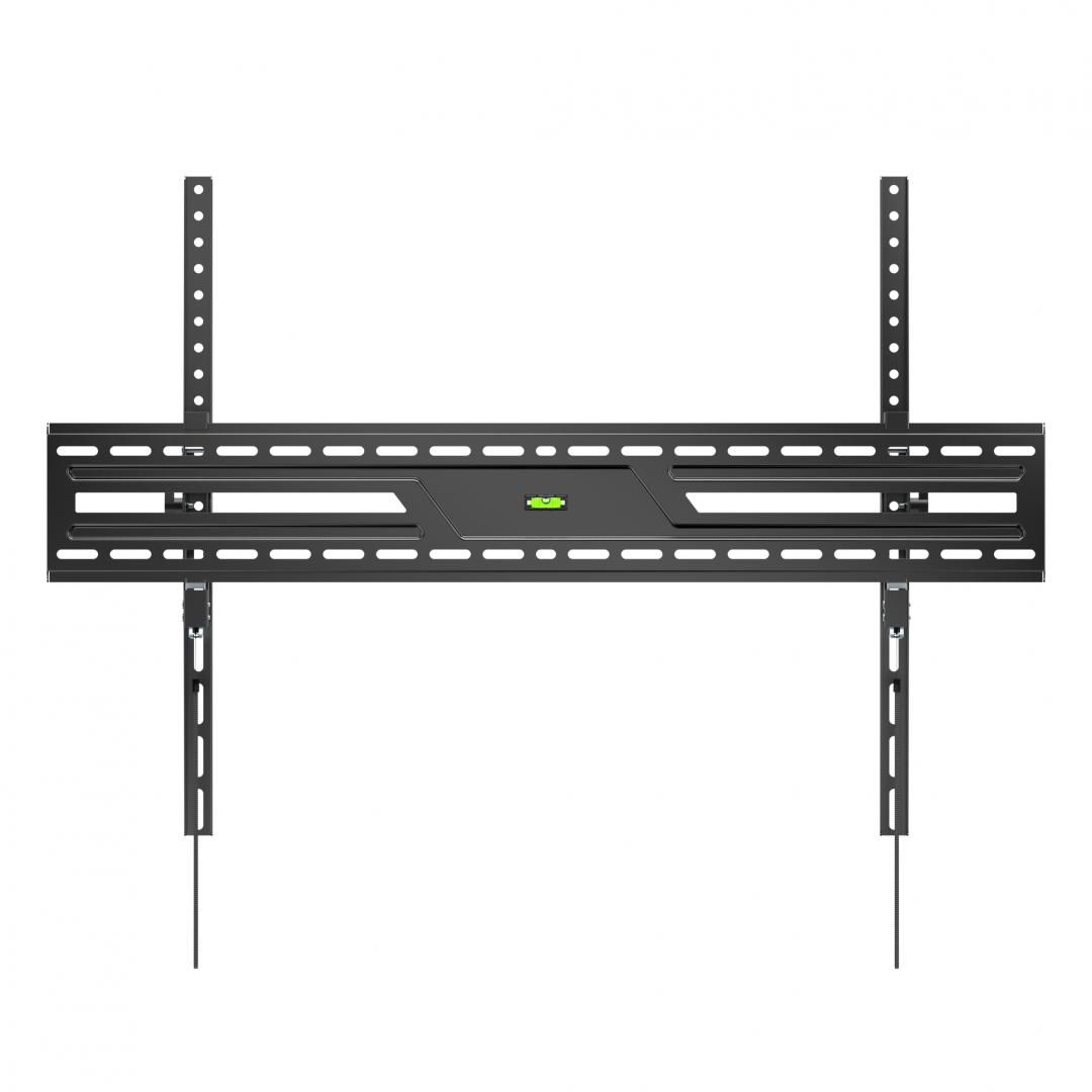 Suport perete TV Serioux 43-100  Tilt 75kg Profil 85mm Material: Otel Finisarea suprafeței: vopsea electrostatica Dimensiune ecran: 43 -100  Compatibilitate VESA: 75x75, 100x100, 100x150, 150x100, 100x200, 200x100, 150x150, 200x200, 200x300, 300x200, 200x400, 400x200, 300x300, 300x400, 400x300