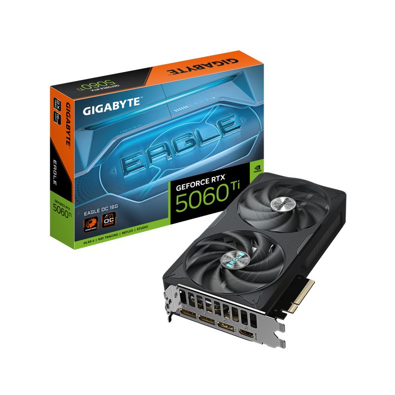 Placa video GIGABYTE GeForce RTX 5060 Ti EAGLE OC 16 GB GDDR7 128 bit