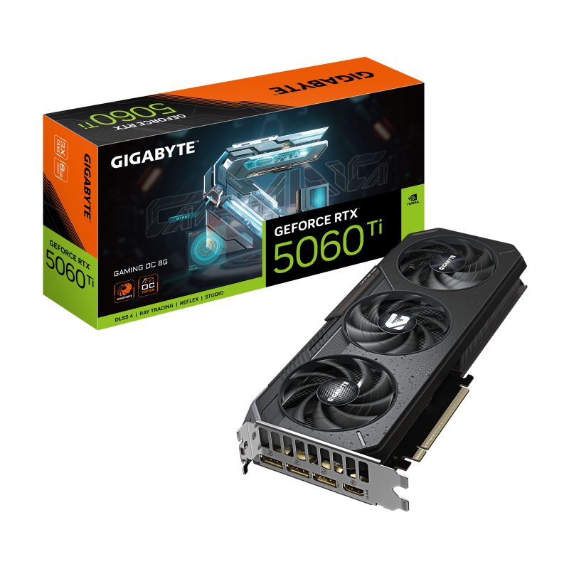 Placa video GIGABYTE GeForce RTX 5060 Ti GAMING OC 8 GB GDDR7 128 bit