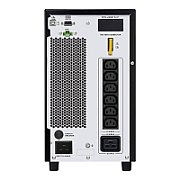 UPS APC SRV3KI-E, 3000 VA, 2700 W, on-line double-conversion, 6x C13, 1x C19, 1x USB, 72 V Sealed Lead-acid, LCD, Tower, Negru