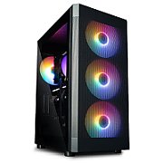 CARCASA Zalman  i4 TG , middle tower, gaming, fara sursa, suporta 8xfan, 4xfan 140mm inclus, PSU shroud, USB 3.1 gen1 x 2, USB 2.0 x 1, audio+mic, 7 sloturi expansiune + 2 verticale, negru,  i4 TG Black  (timbru verde 0.32lei)