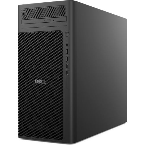 Desktop PC DELL Pro Max T2 FCT2250 Tower, Intel Core ultra 7 265 (20 C / 20 T, 1.8 GHz - 5.3 GHz, 30 MB cache, 65 W), 32 GB DDR5, 1 TB SSD, Fara unitate optica, NVIDIA RTX A1000 8 GB, 500 W, Windows 11 Pro