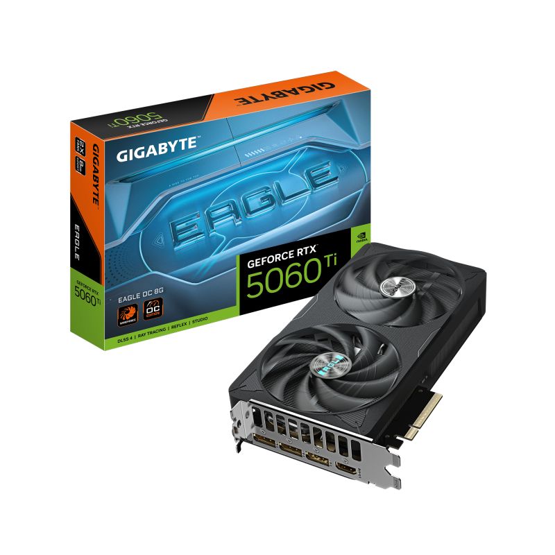 Placa video GIGABYTE GeForce RTX 5060 Ti EAGLE OC 8 GB GDDR7 128 bit