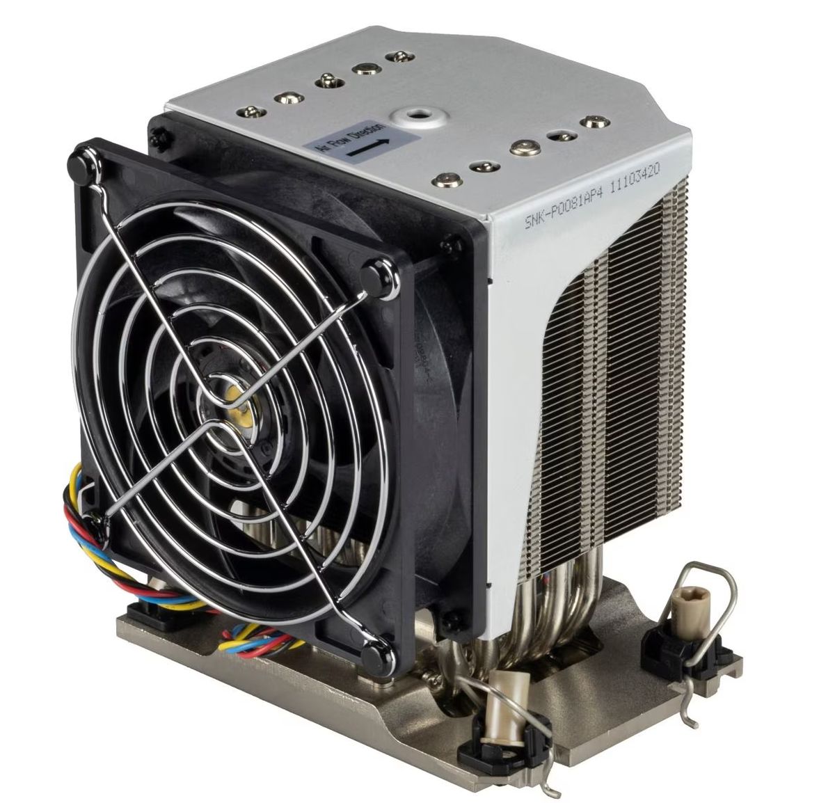 Supermicro SNK-P0081AP4 sistem răcire computer Procesor Răcitor de aer 9,2 cm Negru, Din oţel inoxidabil