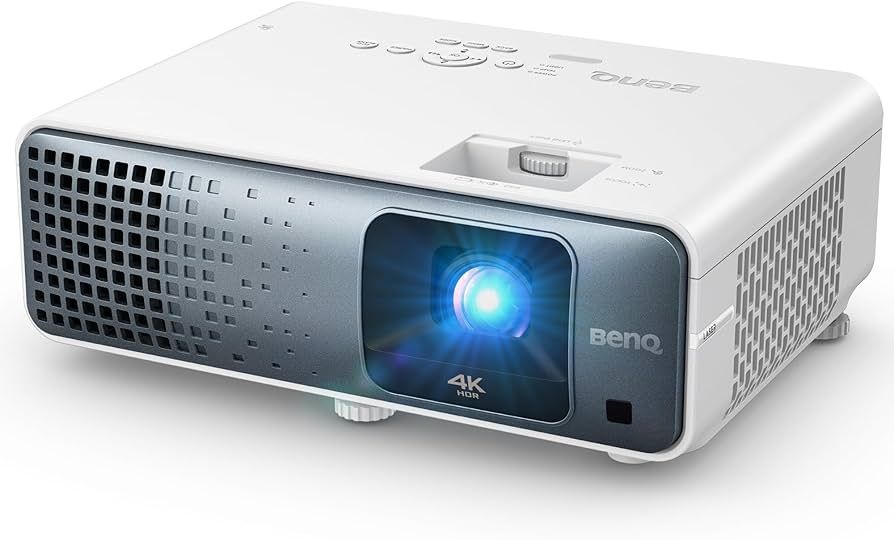 Videoproiector BenQ TK710, 3840 × 2160 pixeli, 16:9, 3200 lm, DLP, 20000 h, Fara Wi-Fi incorporat, Alb - Gri