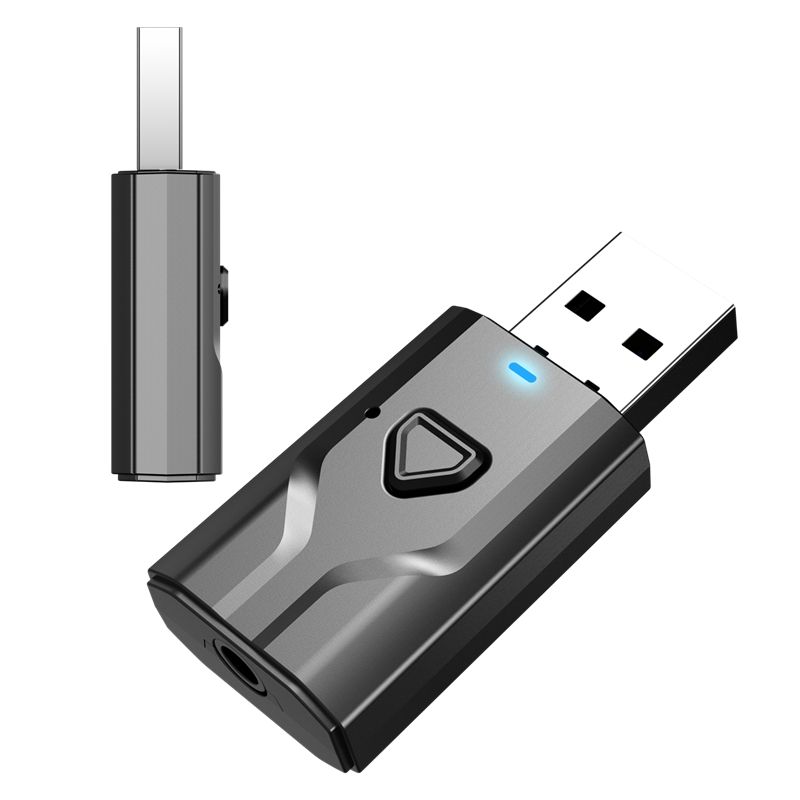 Bluetooth 5.0 for audio devices, transmitter and receiver, with switch and microphone
- cable 3.5mm stereo jack male to 3.5mm stereo jack male, 0.5m
Transmission-reception distance: 10m
Supports Bluetooth voice data
Plug&ampPlay
Packaging: box 1 pc.