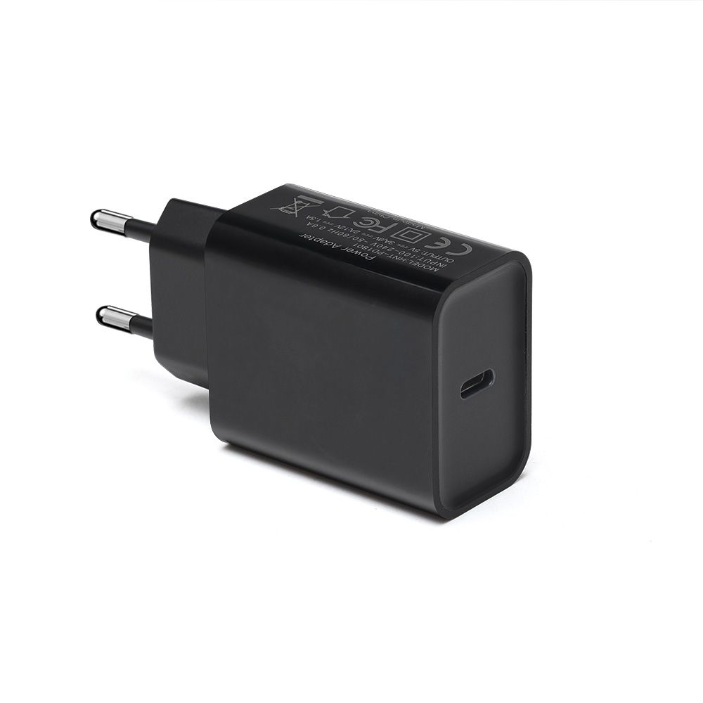 AC power supply with USB-C (USB3.1) PD 3.0 plug, black
- 5V 3.0A / 9V 2A / 12V 1.5A
Packaging: blister 1 pc.