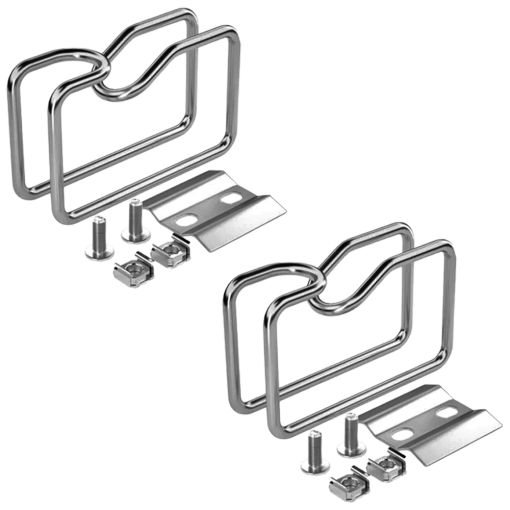 Set de două inele organizatoare de cabluri, pentru rack de podea (stand alone) 19