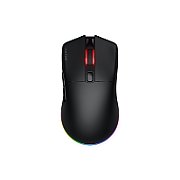 Mouse gaming wireless Hator Pulsar 3, polling rate pana la 1000Hz, senzor Optical PixArt PMW 3311, rezolutie maxima 12000 DPI, switch HATOR® Optical 100M, iluminare RGB 16.8M culori, side switch Kailh 3M, durata de viata baterie in wireless mode pana la 100 de ore, negru