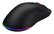 Mouse gaming wireless Hator Pulsar 3, polling rate pana la 1000Hz, senzor Optical PixArt PMW 3311, rezolutie maxima 12000 DPI, switch HATOR® Optical 100M, iluminare RGB 16.8M culori, side switch Kailh 3M, durata de viata baterie in wireless mode pana la 100 de ore, negru