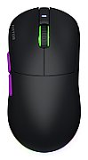Mouse wireless Hator Quasar 3 ULTRA 8K, conectivitate 2.4GHz, bluetooth 5.4 si USB, polling rate pana la 8000Hz, senzor PixArt 3395, rezolutie maxima 30000 DPI, capacitate baterie 500 mAh, durata de viata baterie in modul wireless pana la 52 ore, timp incarcare 2 ore, switch  HATOR® Optical 100M