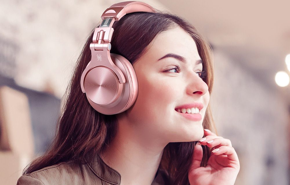 Casca OneOdio wireless, cu fir, tip over ear, multimedia, DJ, conectare prin BT 5.2 | Jack 3.5 mm | Jack 6.35 mm, difuzor 40 mm, impedanta 32 Ohm, 650 mAh, roz  Fusion-A70-Pink  (timbru verde 0.8lei)