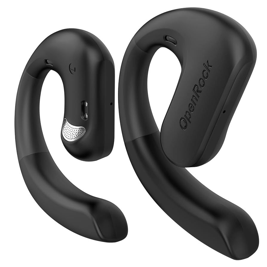 Casca OneOdio wireless, tip butoni - TWS, utilizare smartphone, conectare prin Bluetooth 5.3 , difuzor 16.2 mm, negru,  OpenRock-S-Black  (timbru verde 0.18lei)