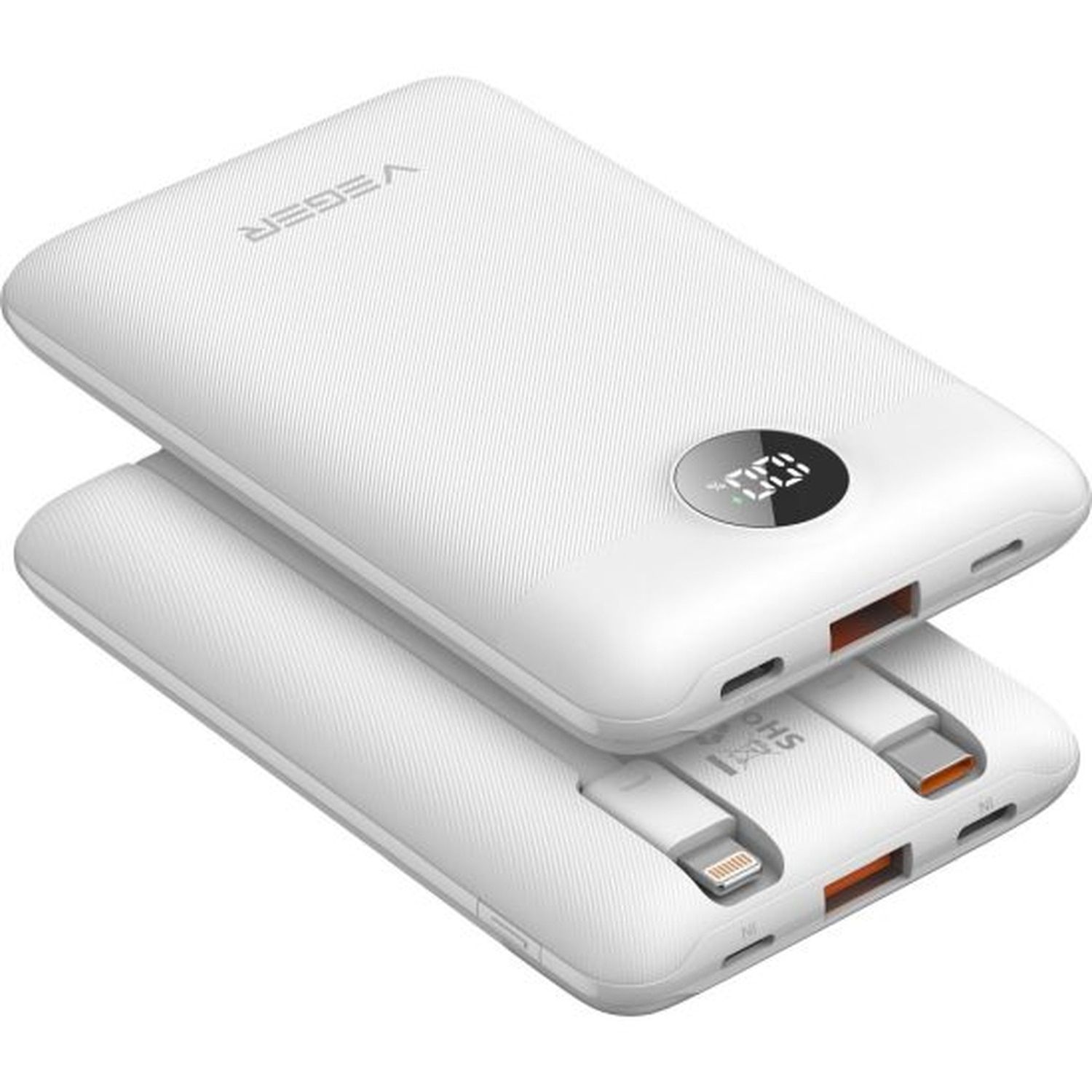 POWER BANK USB 10000MAH/W/CABLE C11 WHT W1170WH...