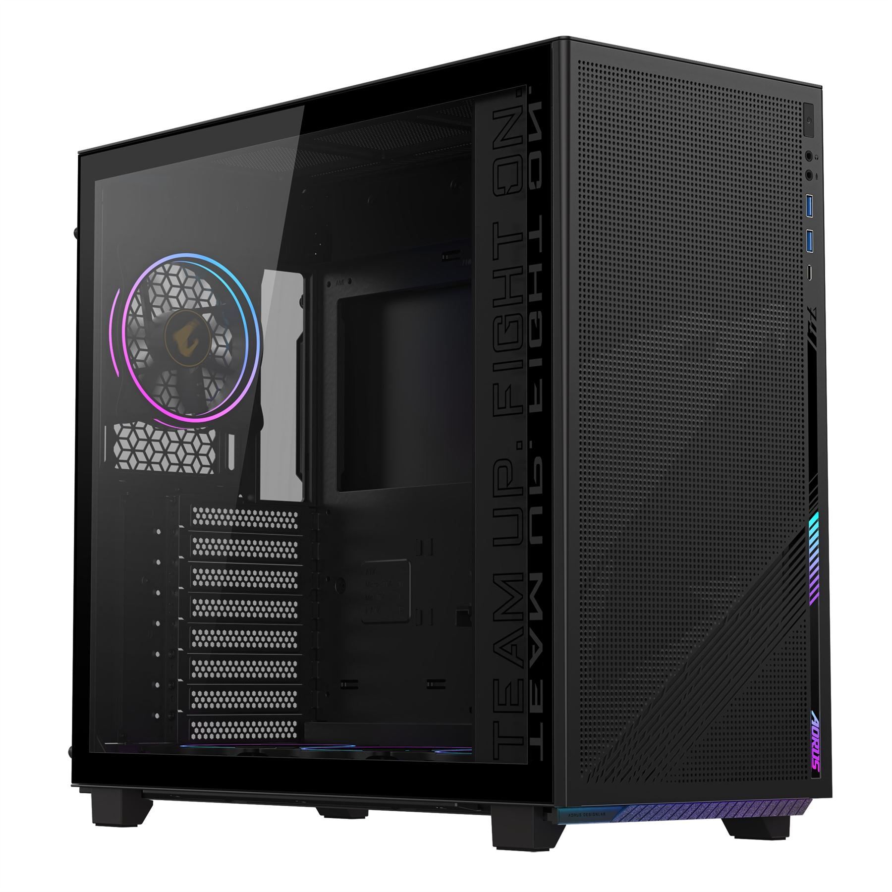 p&gtObudowa PC strong&gtGigabyte AC400G/strong&gt to idealne rozwiązanie dla entuzjastów gier oraz osób poszukujących eleganckiego i funkcjonalnego sprzętu. Wykonana w formacie strong&gtMidi Tower/strong&gt, ta obudowa oferuje przestronność i wszechstronność, obsługując płyty główne typu strong&gtATX/strong&gt, strong&gtmicro ATX/strong&gt oraz strong&gtMini-ITX/strong&gt. Jej nowoczesny design z strong&gtbocznym panelem z oknem/strong&gt pozwala na podziwianie wnętrza komputera, a zastosowanie materiałów takich jak strong&gtszkło/strong&gt, strong&gtplastik/strong&gt i strong&gtstal/strong&gt zapewnia trwałość i estetykę./p&gtbr&gt

p&gtModel strong&gtGB-AC400G/strong&gt wyróżnia się także dużą ilością slotów rozszerzeń, bo aż strong&gt8/strong&gt, co pozwala na rozbudowę systemu o dodatkowe komponenty. Maksymalna długość karty graficznej wynosi strong&gt360 mm/strong&gt, co czyni tę obudowę odpowiednią dla najnowszych modeli kart graficznych. Dodatkowo, użytkownicy mogą korzystać z strong&gt2 portów USB 3.2 Gen 1/strong&gt oraz strong&gt1 portu USB 3.2 Gen 2 Typu-C/strong&gt, co zapewnia szybki transfer danych i wygodny dostęp do urządzeń zewnętrznych./p&gtbr&gt

p&gtObudowa strong&gtGigabyte AC400G/strong&gt jest również wyposażona w oświetlenie w kolorach strong&gtniebieskim/strong&gt i strong&gtzielonym/strong&gt, co dodaje jej nowoczesnego charakteru. Dzięki tym cechom, model ten stanowi doskonały wybór dla każdego, kto pragnie stworzyć wydajny i estetyczny komputer gamingowy./p&gtbr&gt