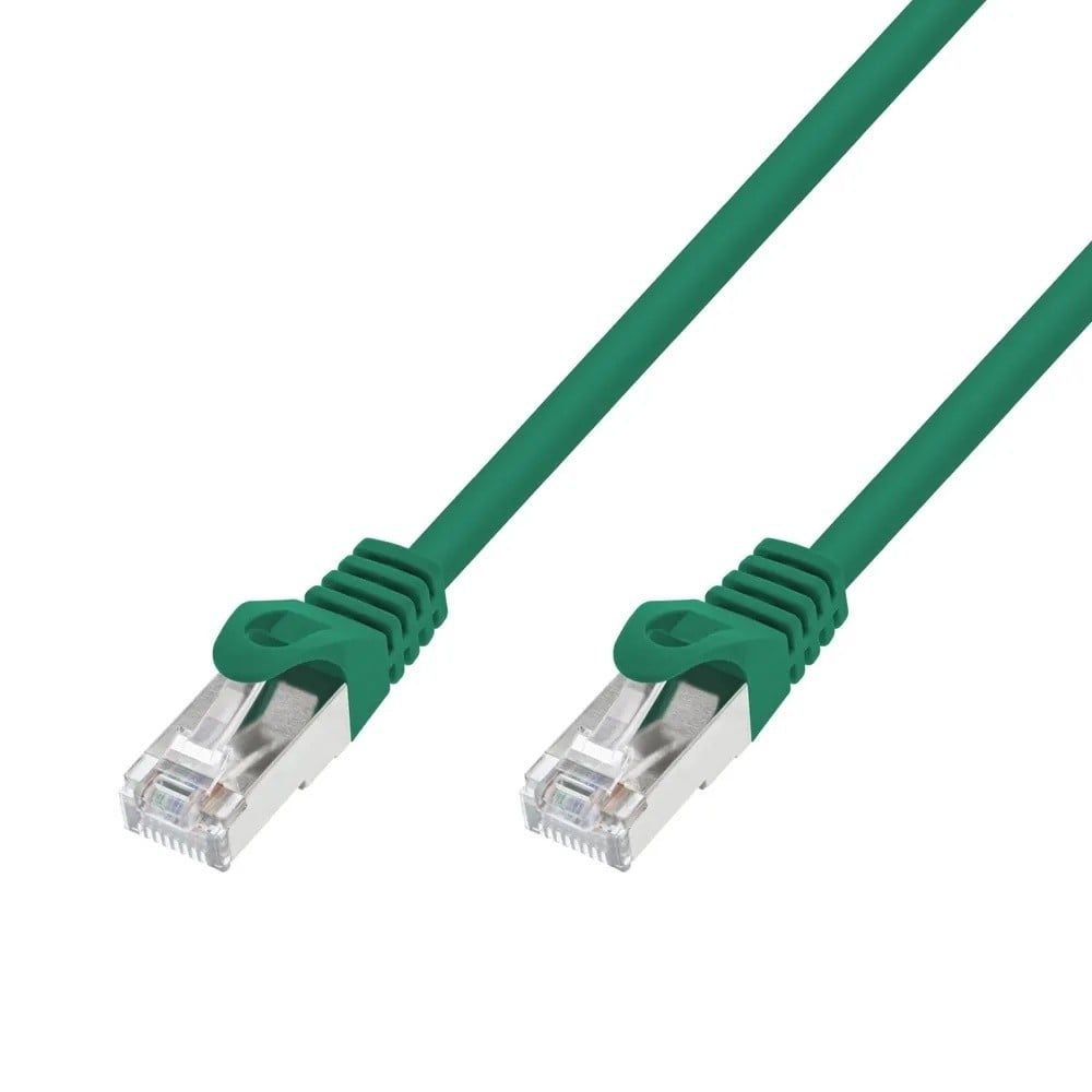 Extralink Kat.7 S/FTP 2m 20G Verde | Patchcord LAN | Cupru Cablu de rețea înfășurat
