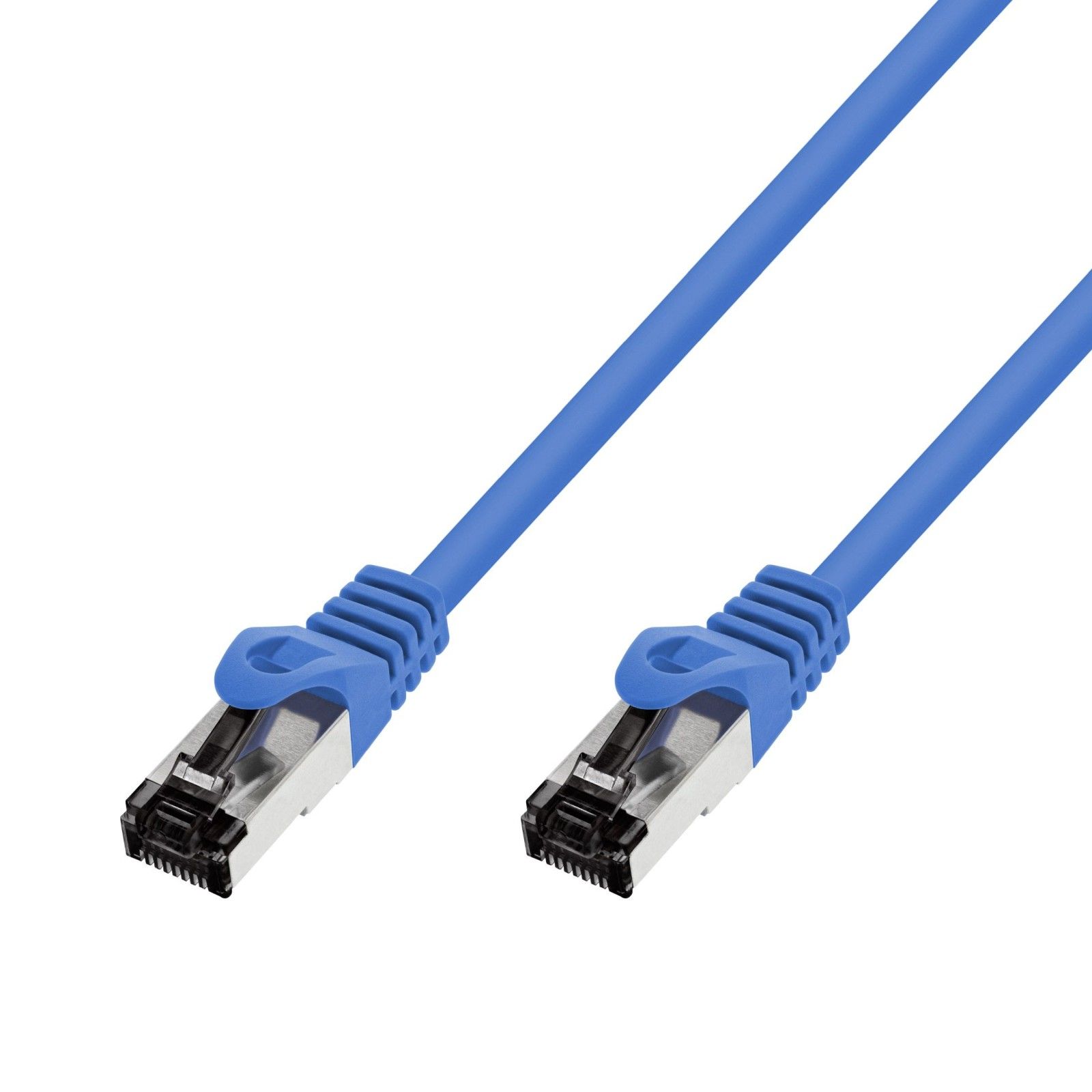 Extralink Kat.8.1 S/FTP 1m 40G Albastru | Cablu Patch LAN | Cupru Cablu de rețea răsucit
