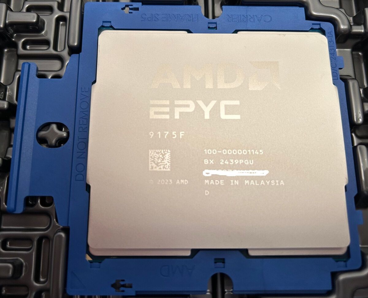 AMD EPYC model 9175F TURIN-CL 16 Core Socket SP5 TRAY 100-000001145