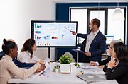 Sharp PN-L652B table albe interactive 165,1 cm (65 ) 3840 x 2160 Pixel Ecran tactil Negru