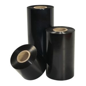 Thermal transfer ribbons, Inkanto, APR 6, Wax/Resin, 110 mm, 74 m, Out, Black