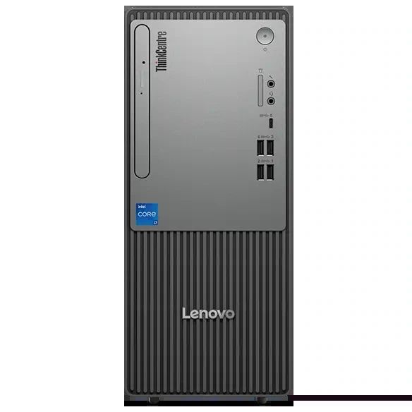 Desktop PC Lenovo ThinkCentre neo 50t Tower, Intel Core i7-14700 (20 C / 28 T, 2.1 GHz - 5.4 GHz, 33 MB cache, 65 W), 16 GB DDR5, 512 GB SSD, Fara unitate optica, Intel UHD Graphics Partajata, 260 W, Windows 11 Pro