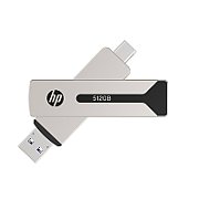 HP USB-C & Typ-A 3.2  512GB  SSD Steel Flash Drive 911Pro