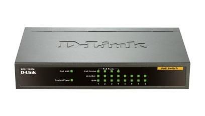 Switch D-Link DES-1008PA, 8 porturi 10 / 100 Mbps
