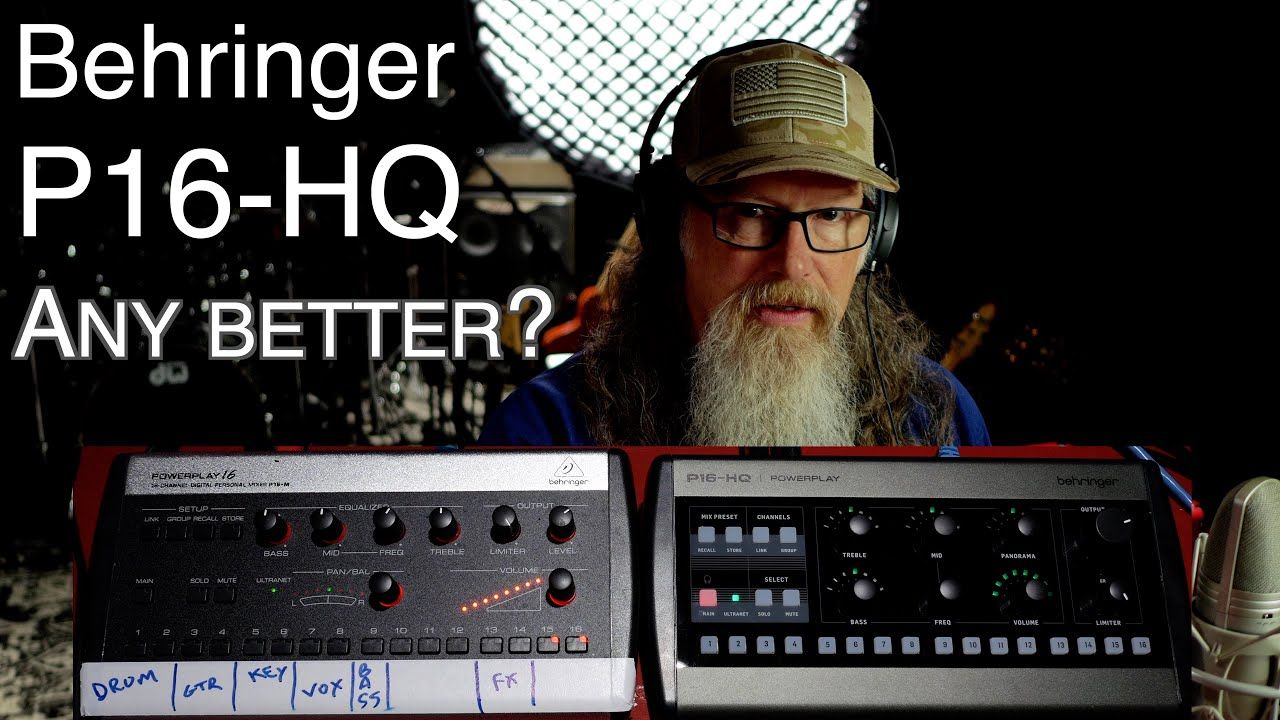 Behringer P16-HQ 16-chn digital personal mixer