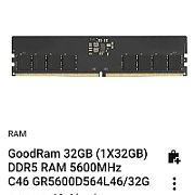 Goodram DIMM GR5600D564L46/32G memory module 32 GB 1 x 32 GB DDR5