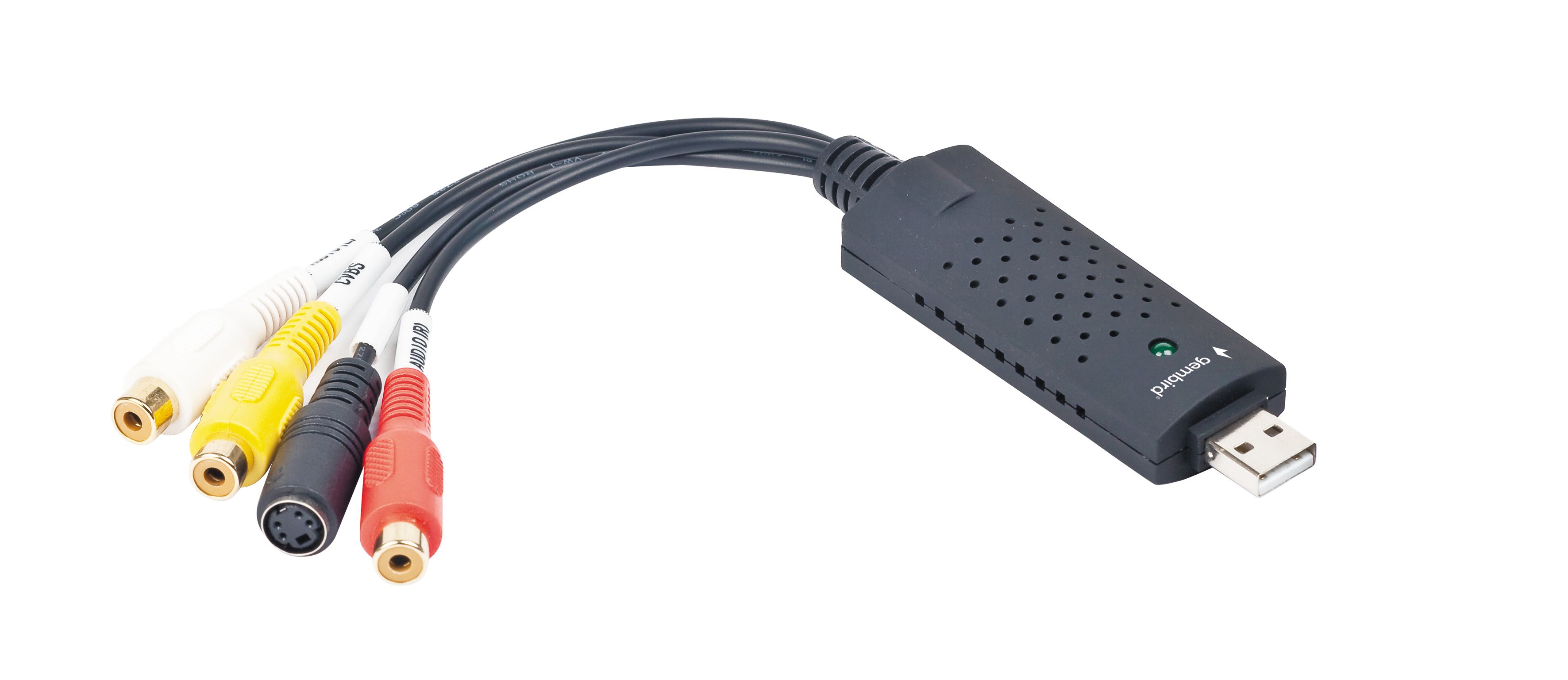USB 3.0, 720 x 480, 30 fps, RCA, S-Video, RCA, SCART