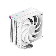 Cooler Procesor DEEPCOOL AK400 DIGITAL PRO ALB, marime heatsink 120x60x152mm, un ventilator, viteza ventilator 500-1750 RPM +/- 10%, Airflow: 60.89 CFM,  Suport AMD: AM4/AM5, suport INTEL: LGA 1851/1700/1200/1151/1150/1155, nivel de zgomot: 28 dBA