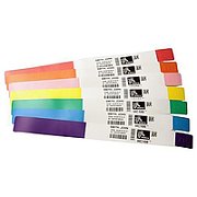 WRISTBAND, SYNTHETIC, 1X11IN (25.4X279.4MM) DT, Z BAND ULTRA SOFT, COATED, PERMANENT ADHESIVE, CARTRIDGE, 175/ROLL, 6/BOX, PURPLE