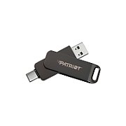 Patriot Memory Tab T560 64GB USB flash drive Dual USB 120MB/s (PS64GT560DS5D) Silver