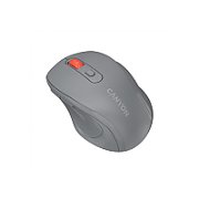 Canyon 6 buttons wireless 2.4Ghz mouse, MX8650A Sensor, DPI up to 1600,Injection case, 3 M life times left and right switches, 2xAAA battery, ABS material. Size: 105x71x40mm, Weight: 59g, Dark grey