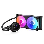 Kraken Plus 240 RGB, 240mm, pompa cu ecran LCD, Intel/ AMD, Negru